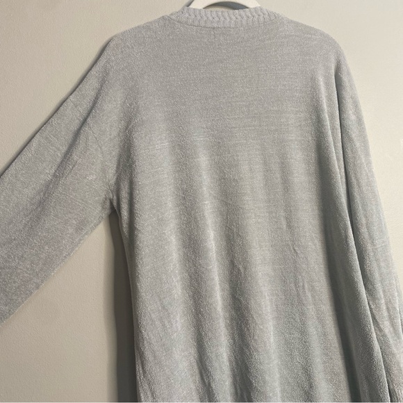 Barefoot Dreams Dew Drop CozyChic Ultra Lite Chevron Placket Cardigan Medium - Picture 12 of 16